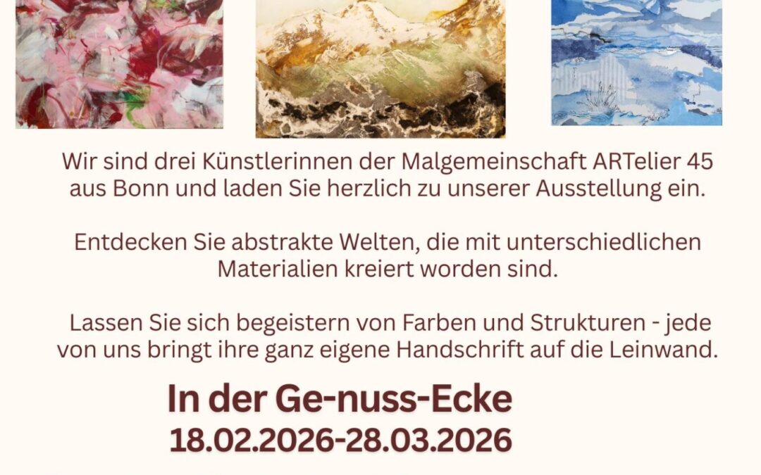 Kunstausstellung „Abstrakte Welten“