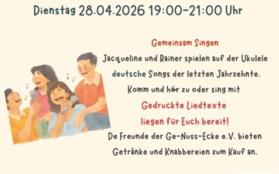 Mitsingen erwünscht am Dienstag, den 28.4.26 bei Oldies but Goldies