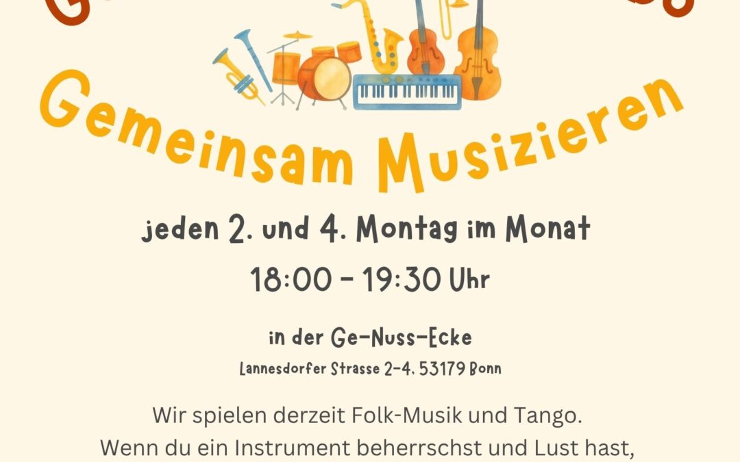 Gemeinsam Musizieren mit der Ge-Nuss-Ecken-Kombo