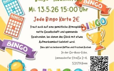 Bingo Nachmittag am 13.5.26