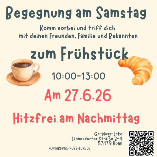 Am Nachmittag Hitzefrei für die Ge-Nuss-Eckigen
