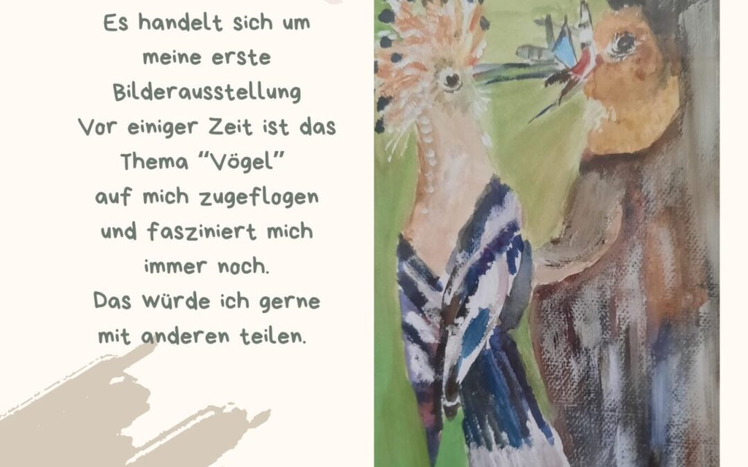 Kunstausstellung Vögel Eva Maria Bậ