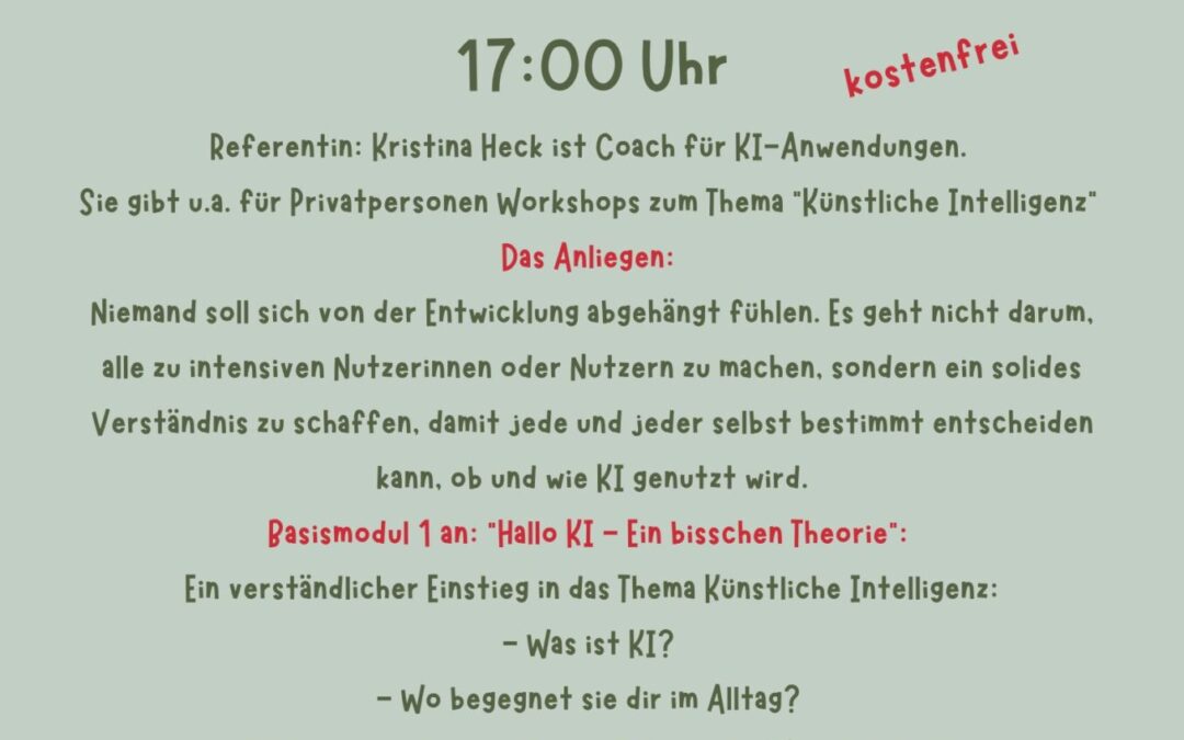 KI Basis Workshop Teil 3